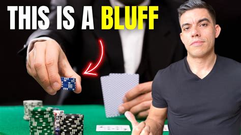 poker bluff tells